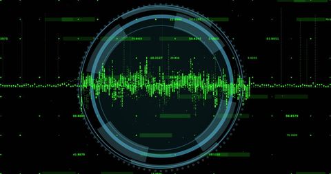 Digital Data Wave with Cyber Security Elements - Download Free Stock Images Pikwizard.com
