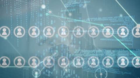 Futuristic Data Processing and Technology Concept