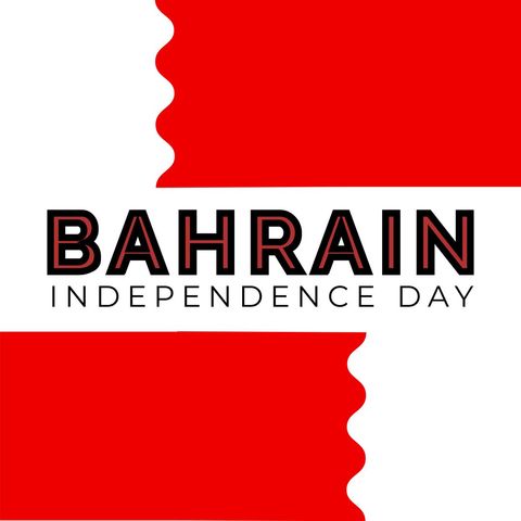 bahrain independence day celebration graphic design - Download Free Stock Templates Pikwizard.com