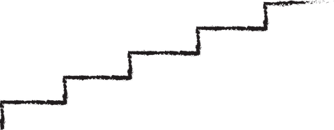 Creative Abstract Steps Transparent Illustration