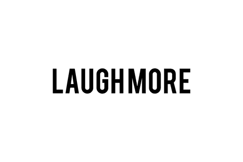 motivational transparent text graphic with 'laugh more' - Download Free Stock Videos Pikwizard.com
