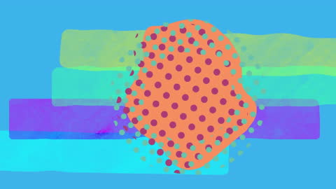 Colorful Abstract Background with Motion and Stripes