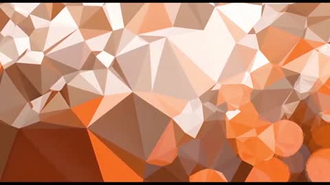 Abstract Geometric Shapes Animation with Red and Pink Palette
