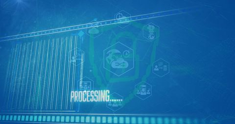 Digital Data Deletion and Security Processing Analyzed on Screen - Download Free Stock Images Pikwizard.com
