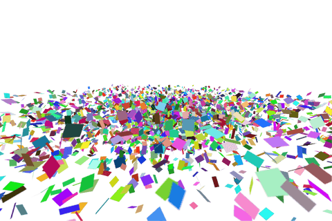Transparent Confetti Explosions for Energetic Celebrations - Download Free Stock Videos Pikwizard.com