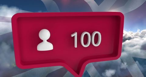 Social Media Interaction with 100 Followers in Digital Landscape