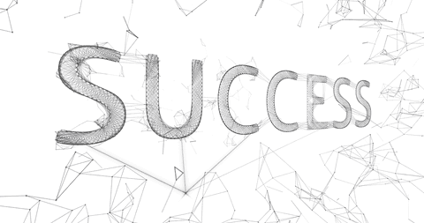 Abstract Transparent Success Text Design in Dynamic Composition - Download Free Stock Videos Pikwizard.com