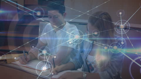 Diverse Students Engaging with Global Tech Concepts