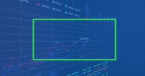 Digital Data Processing with Neon Frame Highlighting Trends - Download Free Stock Images Pikwizard.com