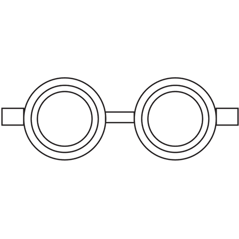 Minimalist Eyeglasses Symbol on Transparent Background - Download Free Stock Videos Pikwizard.com