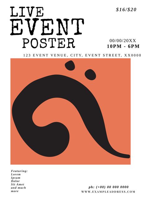 Abstract Event Poster With Modern Bold Design Promoting Gatherings - Download Free Stock Templates Pikwizard.com