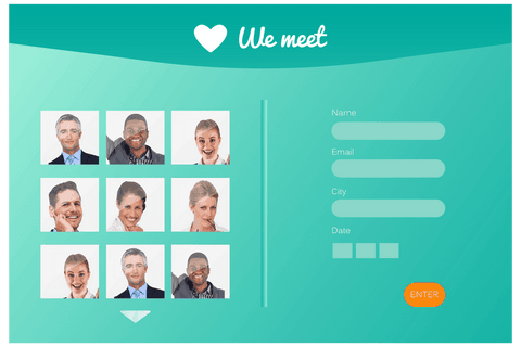 transparent digital interface for dating application - Download Free Stock Videos Pikwizard.com