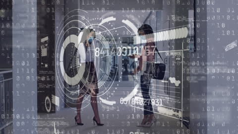 Conceptual Illustration of Data Processing and Technology