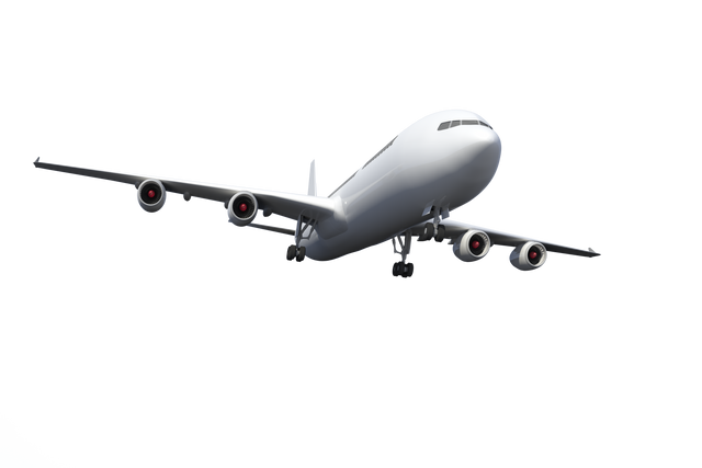 White Plane in Flight Vector on Transparent Background for Travel and Transport Concepts - Download Free Stock Videos Pikwizard.com