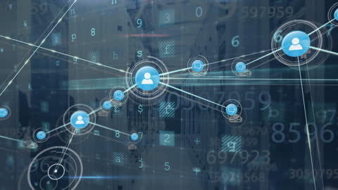 Global Networking and Data Connectivity Concept