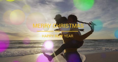 Joyful Christmas Celebration at Sunset Beach