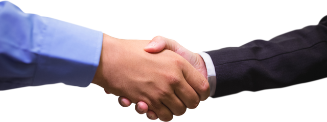 Transparent Business Handshake with Diverse Sleeve Colors - Download Free Stock Videos Pikwizard.com