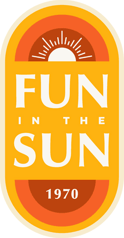 retro vintage sun badge with text on transparent background - Download Free Stock Videos Pikwizard.com
