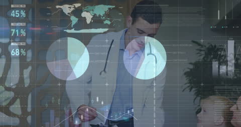 Financial Data Overlay with Doctor Consulting Patients