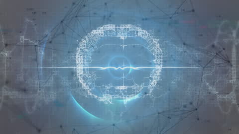 Digital Brain Animation with Global Network Connections