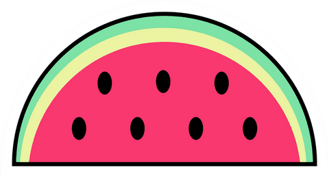 simple watermelon slice floating on transparent background - Download Free Stock Videos Pikwizard.com