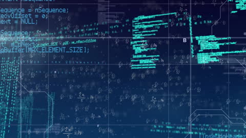 Abstract Digital Data with Global Network Connections