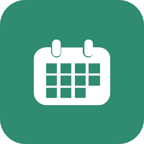 Calendar Icon Symbol on Transparent Background for Planning Concept - Download Free Stock Videos Pikwizard.com