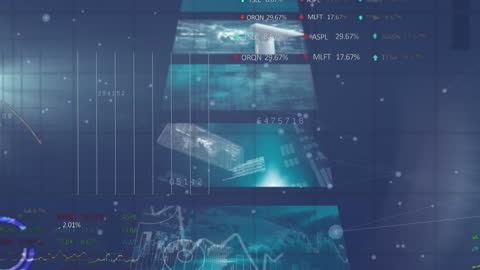 Dynamic Visualization of Statistics and Data Processing on Screens