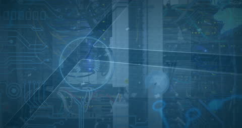 Infographic Data Processing over Computer Server