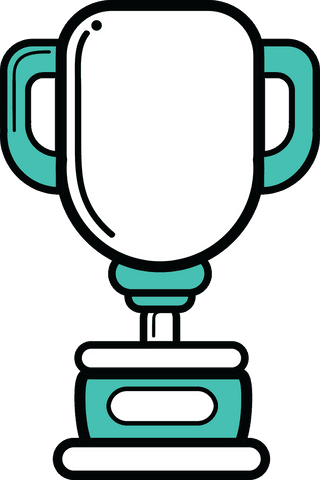 transparent trophy cup vector illustration representing victory - Download Free Stock Videos Pikwizard.com