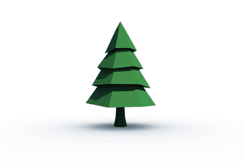 transparent vector illustration of minimalist christmas tree - Download Free Stock Videos Pikwizard.com