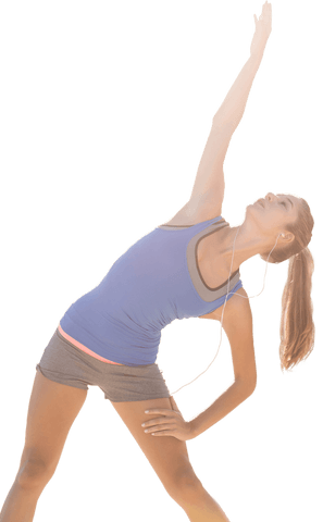 Transparent Background Woman Exercising in Athletic Wear - Download Free Stock Videos Pikwizard.com