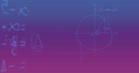 Mathematical Formulae on Gradient Background for Science and Learning - Download Free Stock Images Pikwizard.com