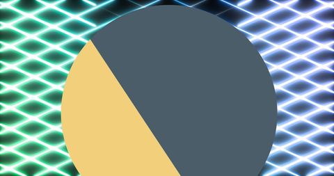 Abstract circle with neon diamond background for digital art