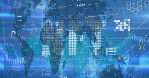 Futuristic Global Data Processing on Digital Map