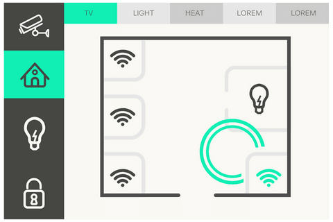 transparent interface of smart home technology display - Download Free Stock Videos Pikwizard.com