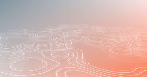 Dynamic Abstract White Lines on Gradient Background - Download Free Stock Images Pikwizard.com