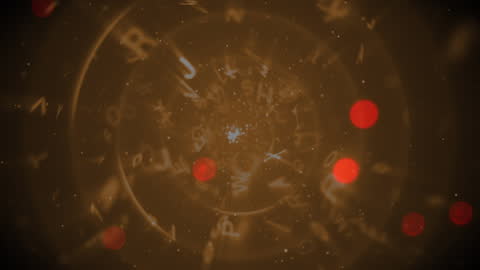 Abstract Animation of Floating Shapes with Global Network Concept