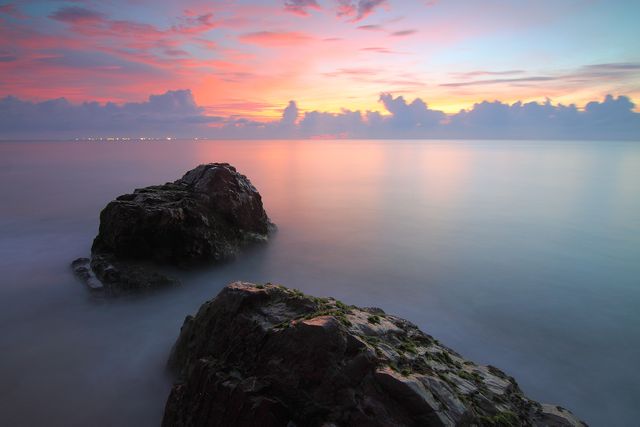 Sea dawn sunset beach - Download Free Stock Photos Pikwizard.com