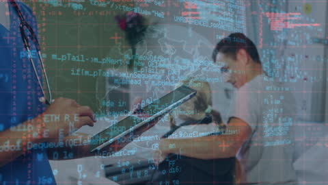 Medical Professional Analyzing Modern Digital Health Data