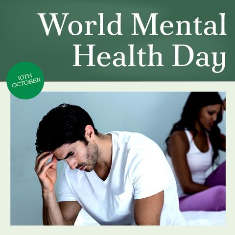 Promoting Mental Health Awareness on World Mental Health Day - Download Free Stock Templates Pikwizard.com