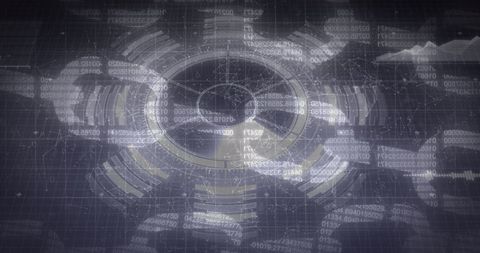 Digital Interface with Data Scanning and Global Network - Download Free Stock Images Pikwizard.com