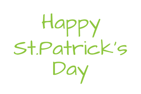 Happy St. Patrick's Day Transparent Text Design Illustration - Download Free Stock Videos Pikwizard.com