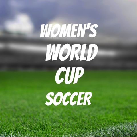 Women's world cup soccer excitement background