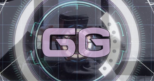 Futuristic Digital GG Interface with Targeting Crosshairs and Grid - Download Free Stock Images Pikwizard.com