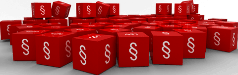 Transparent Red Cubes with Section Symbols Scattered - Download Free Stock Videos Pikwizard.com