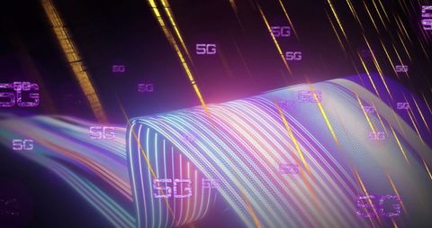 5G Network Innovation Data Streams - Download Free Stock Images Pikwizard.com
