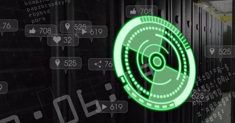 Digital data analysis radar with social media integration