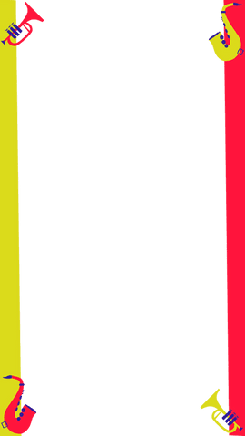 vibrant jazz instrument themed transparent frame background - Download Free Stock Videos Pikwizard.com