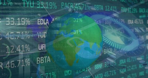 Global Financial Data and Stock Exchange Analytics - Download Free Stock Images Pikwizard.com